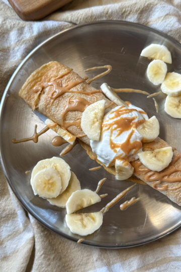 easy egg crepe for toddlers
