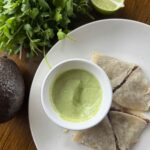 avocado lime ranch dip