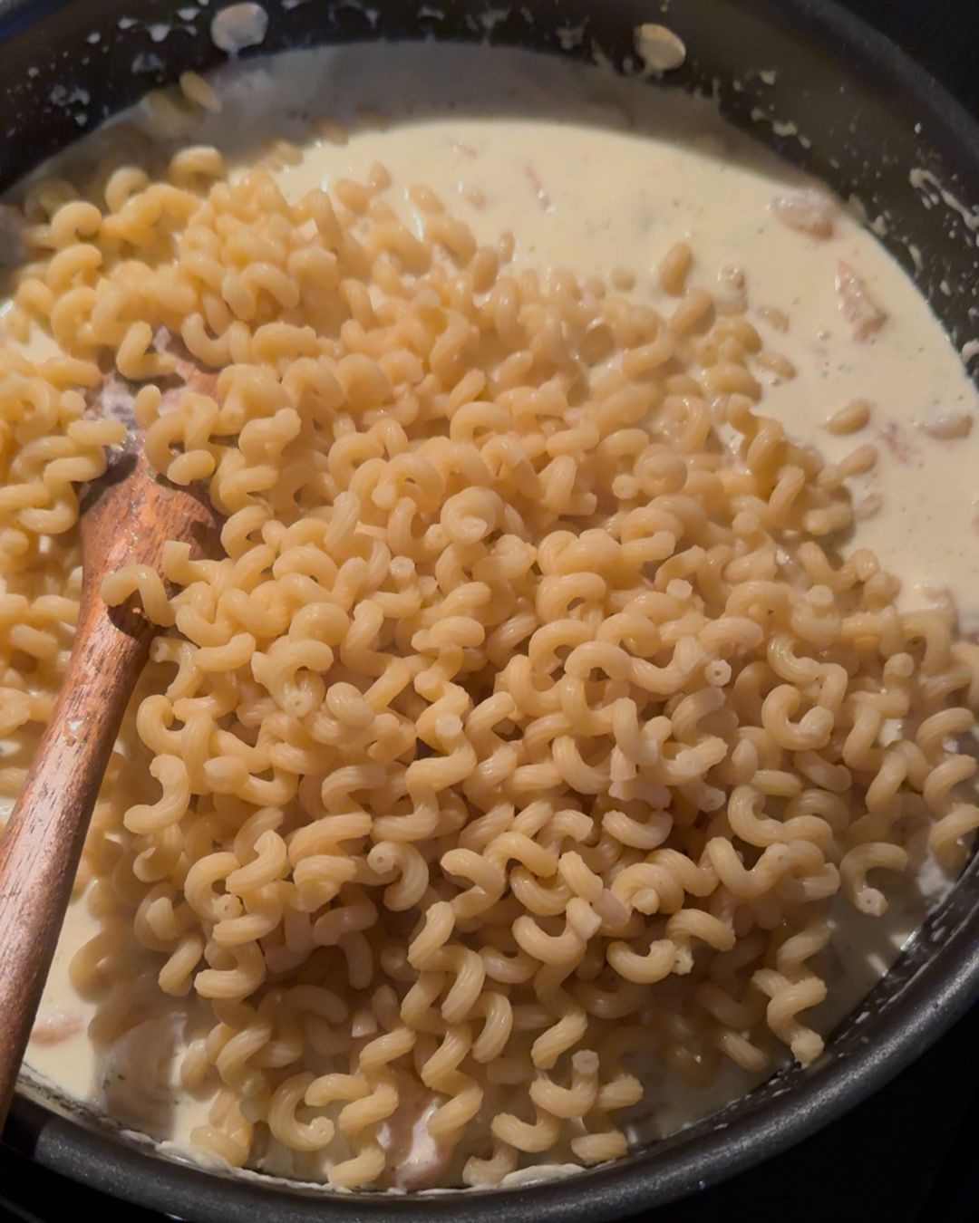 creamy shrimp pasta