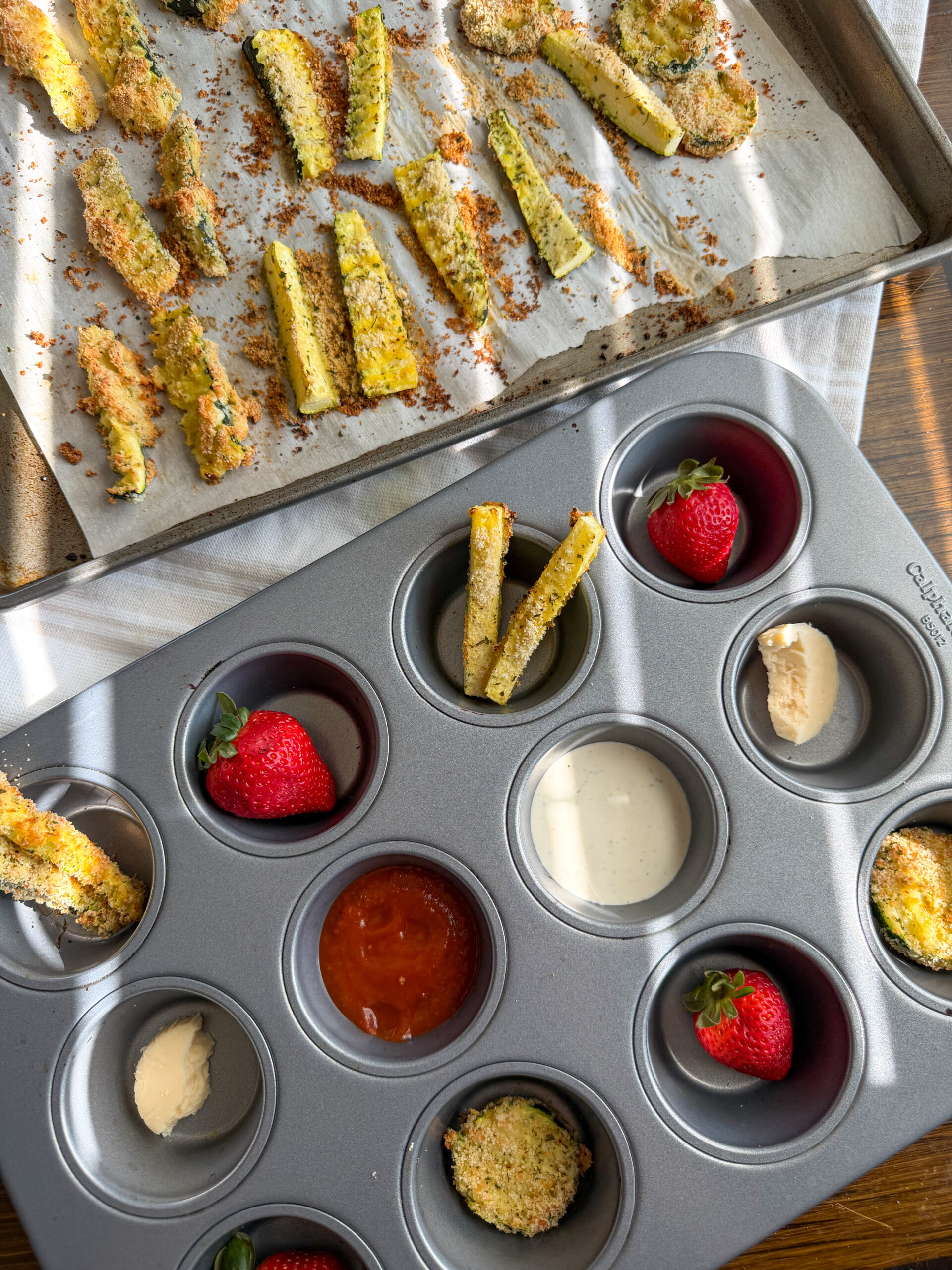 Easy Oven Baked Zucchini Fries for Toddlers and Kids