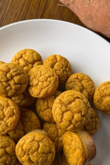 easy sweet potato cornbread muffins for toddlers