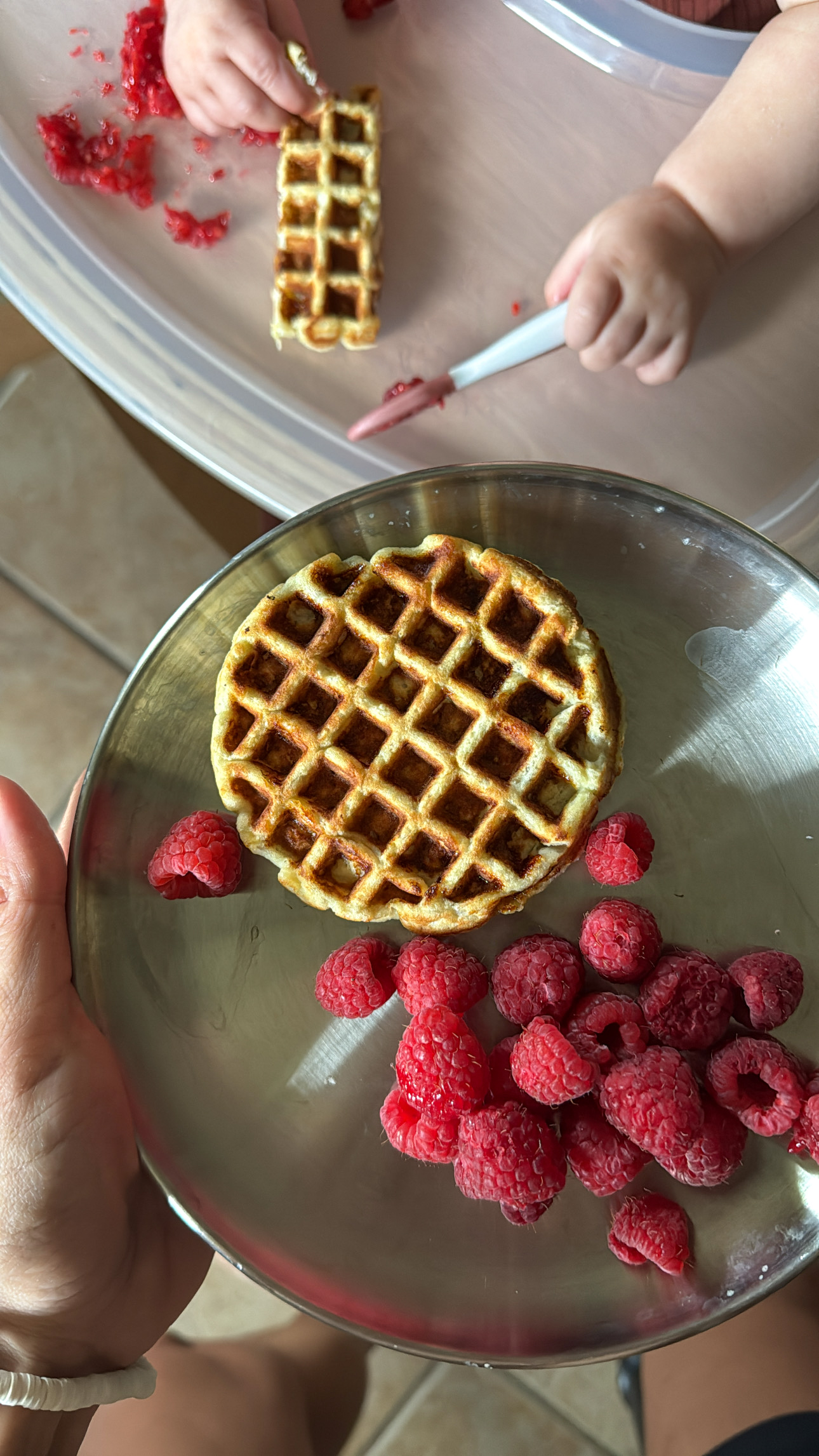 final product of cooking waffles