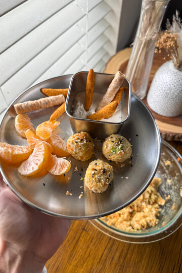 easy salmon rice balls