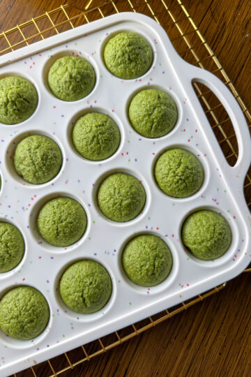 healthy spinach oatmeal muffins for toddlers