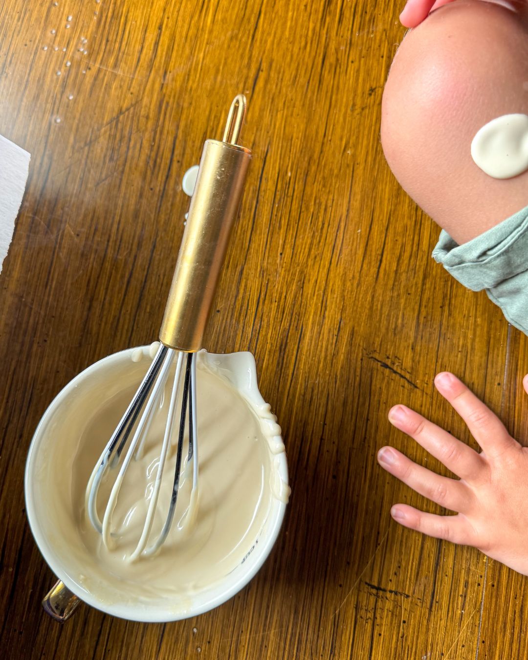 easy healthy tahini greek yogurt dip for toddlers
