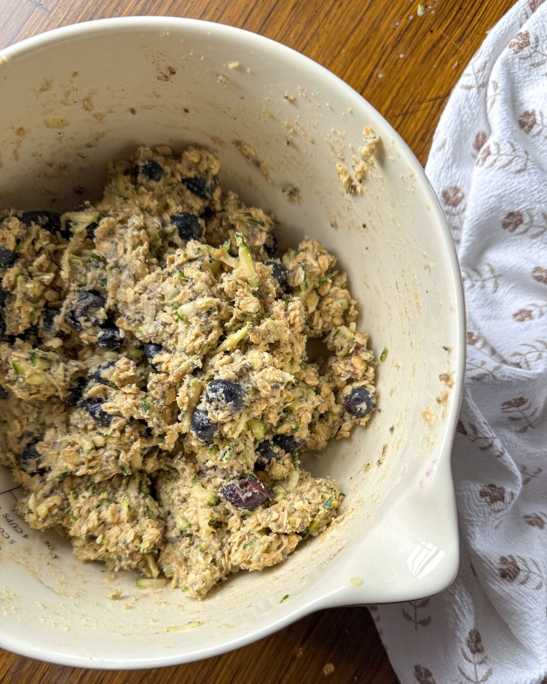 healthy blueberry zucchini breakfast cookie recipe for kids and toddlers