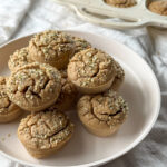 simple banana chickpea muffins for toddlers and babies