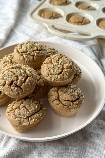 simple banana chickpea muffins for toddlers and babies