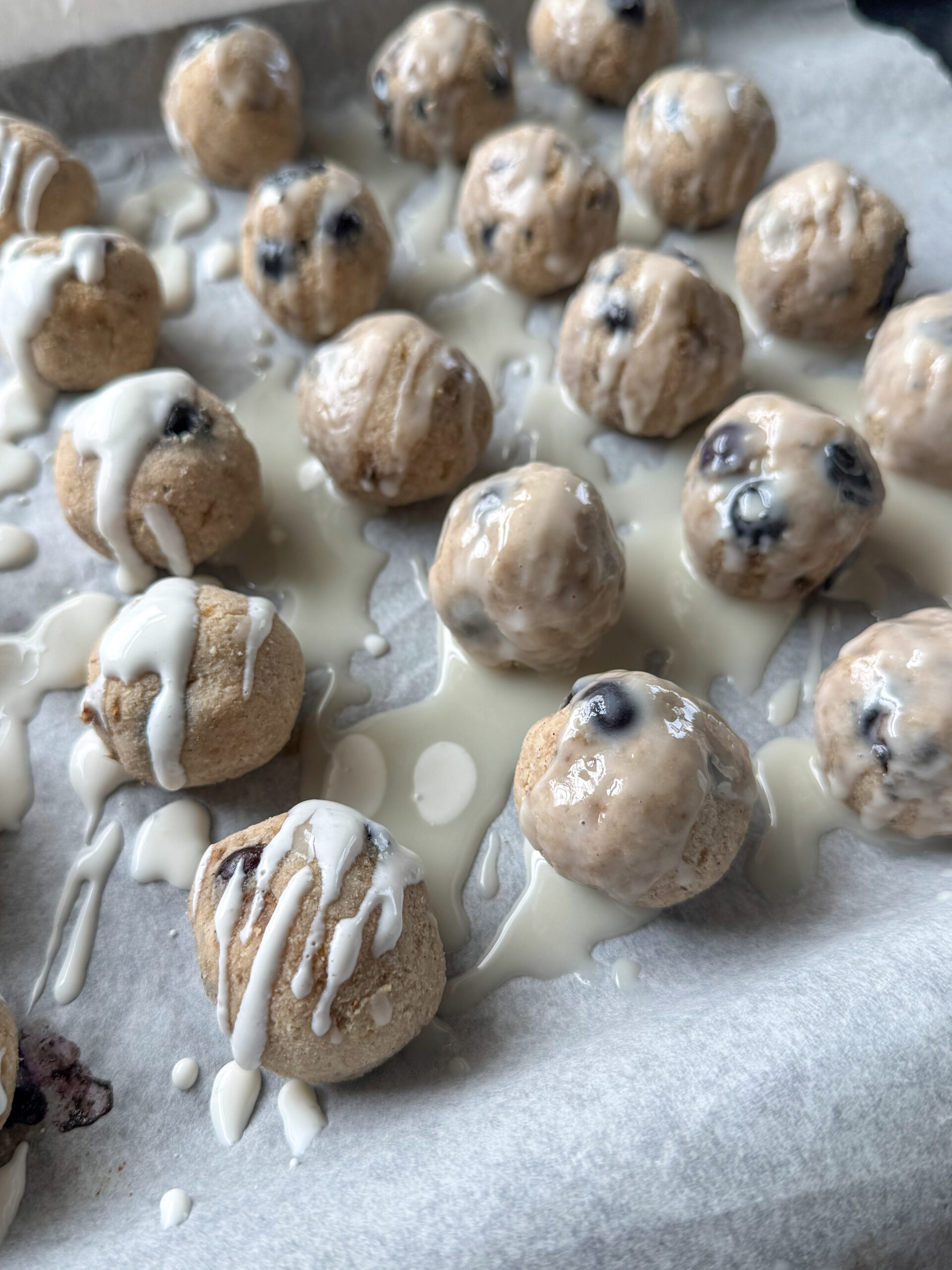 blueberry banana donut holes