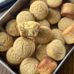 easy cornbread chickpea muffins for toddlers, vegan & gluten-free