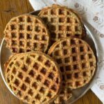 Quick Oatmeal Zucchini Waffles For Toddlers (no added sugar)