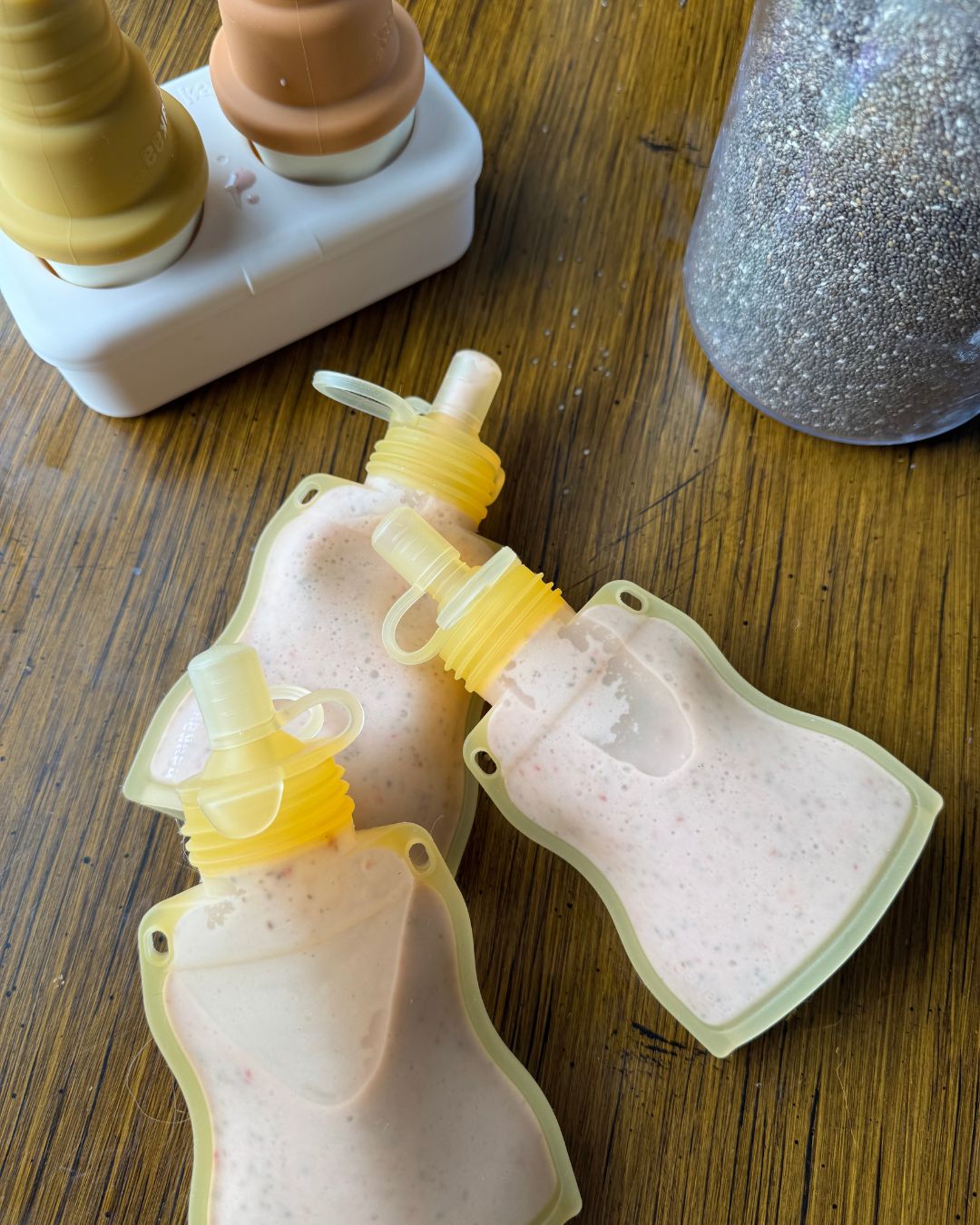 smoothie popsicles and pouches