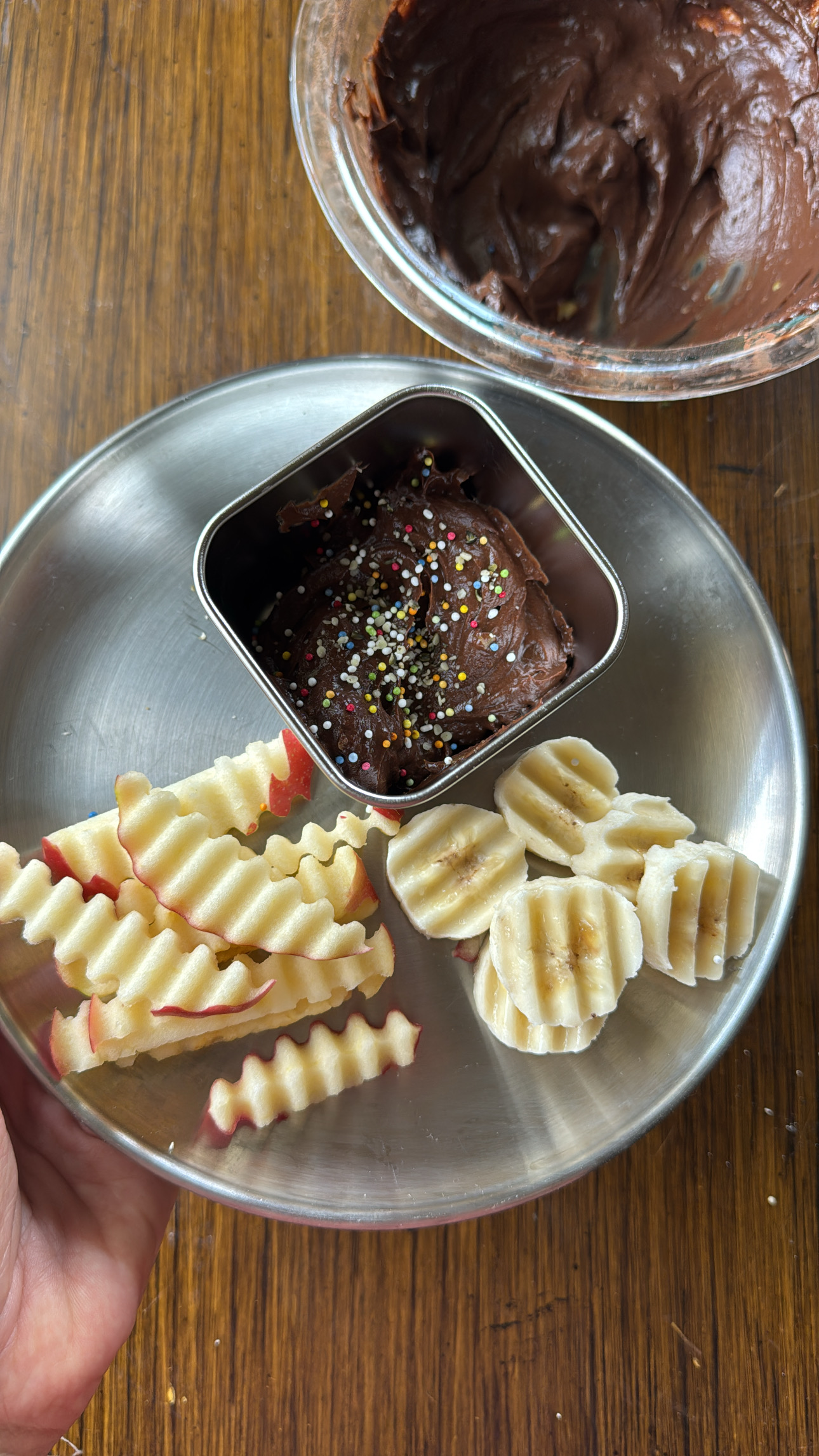 chocolate dip with fruit