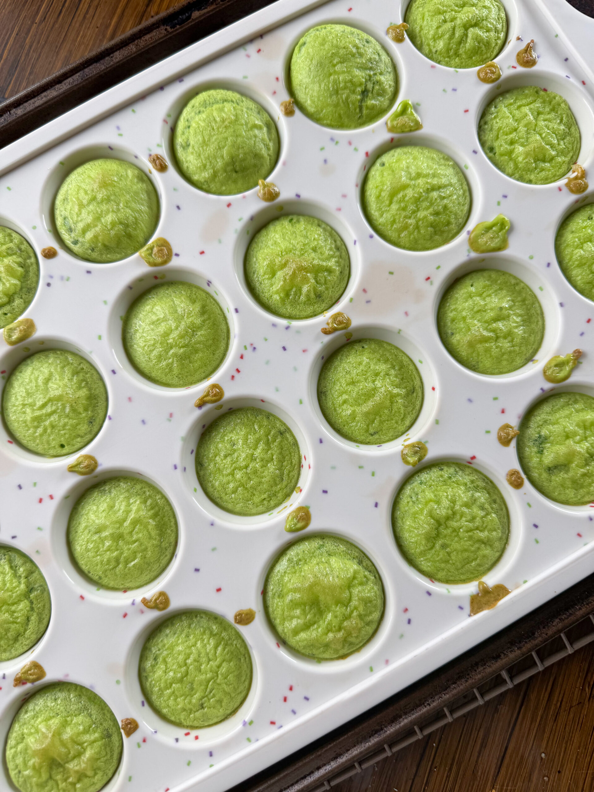 baked spinach egg bites for toddlers
