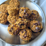 pumpkin chickpea muffins