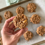 healthy apple cinnamon oatmeal cookies