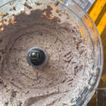 black bean hummus in the food processor