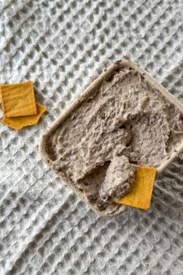 easy black bean hummus for toddlers