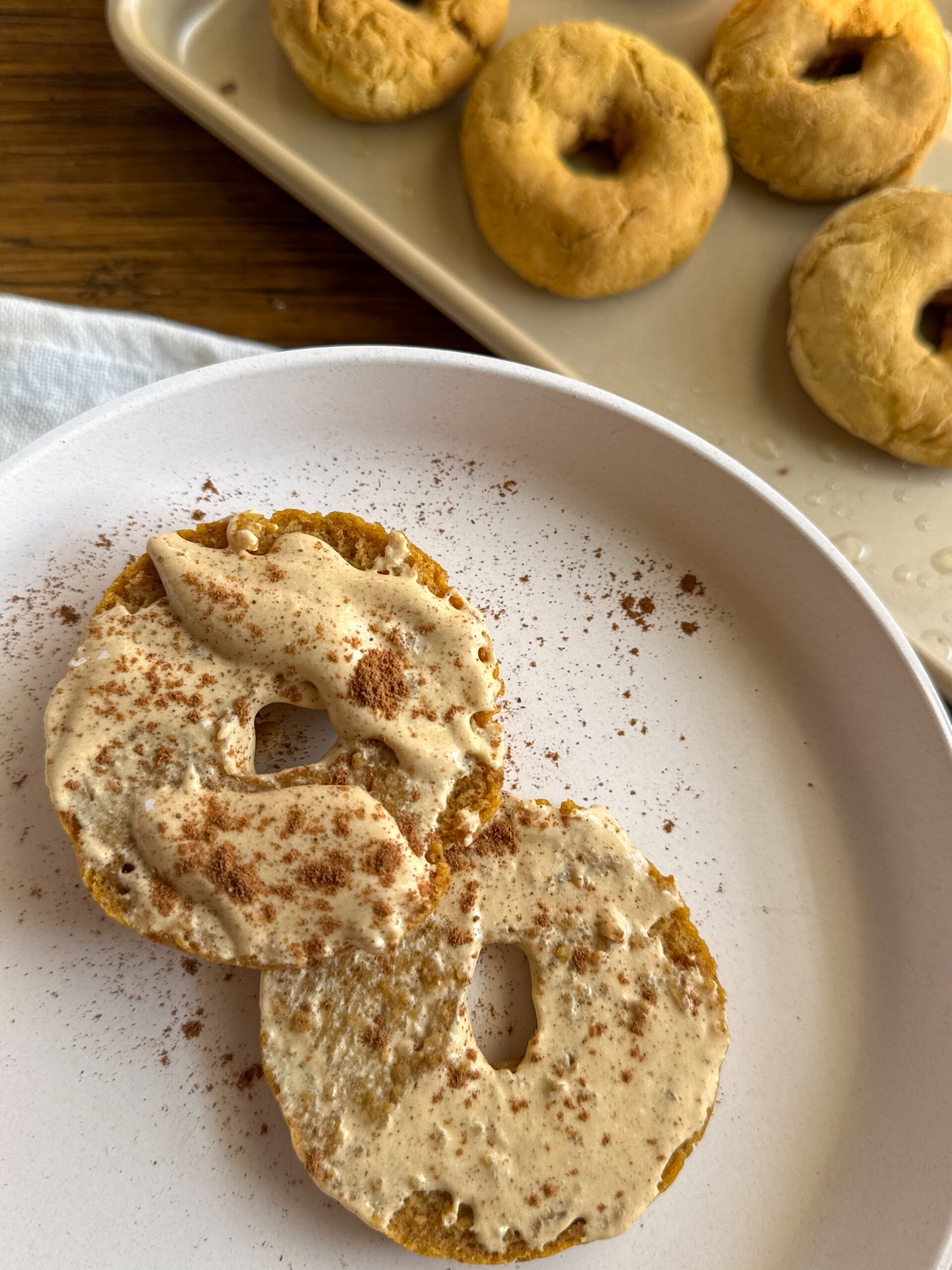 pumpkin yogurt bagels for toddlers