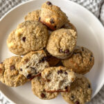 mini almond flour banana muffins for toddlers and babies