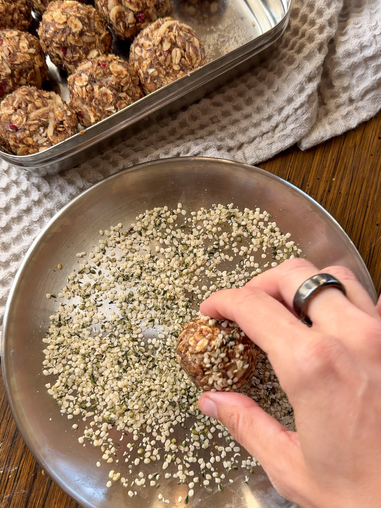 rolling in hemp hearts