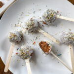 chocolate chip pumpkin cake pops for kids and toddlers