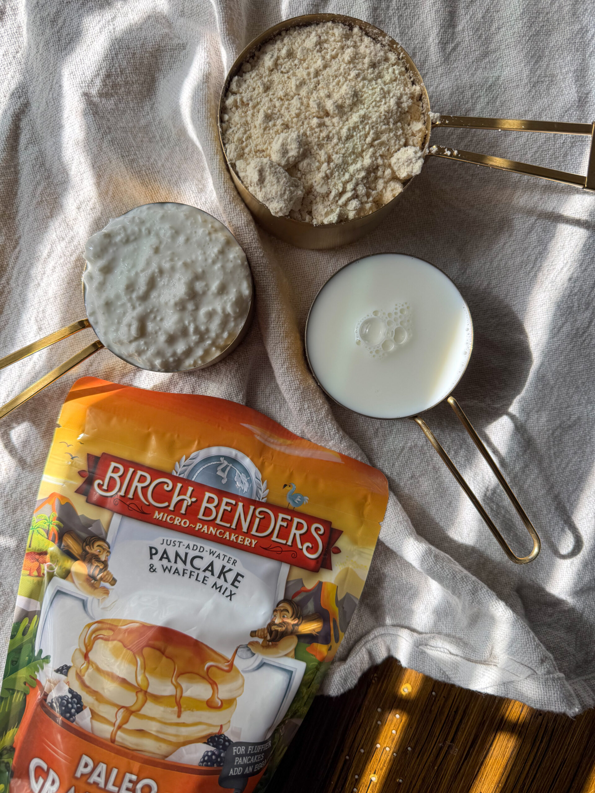 ingredients for the protein pancakes