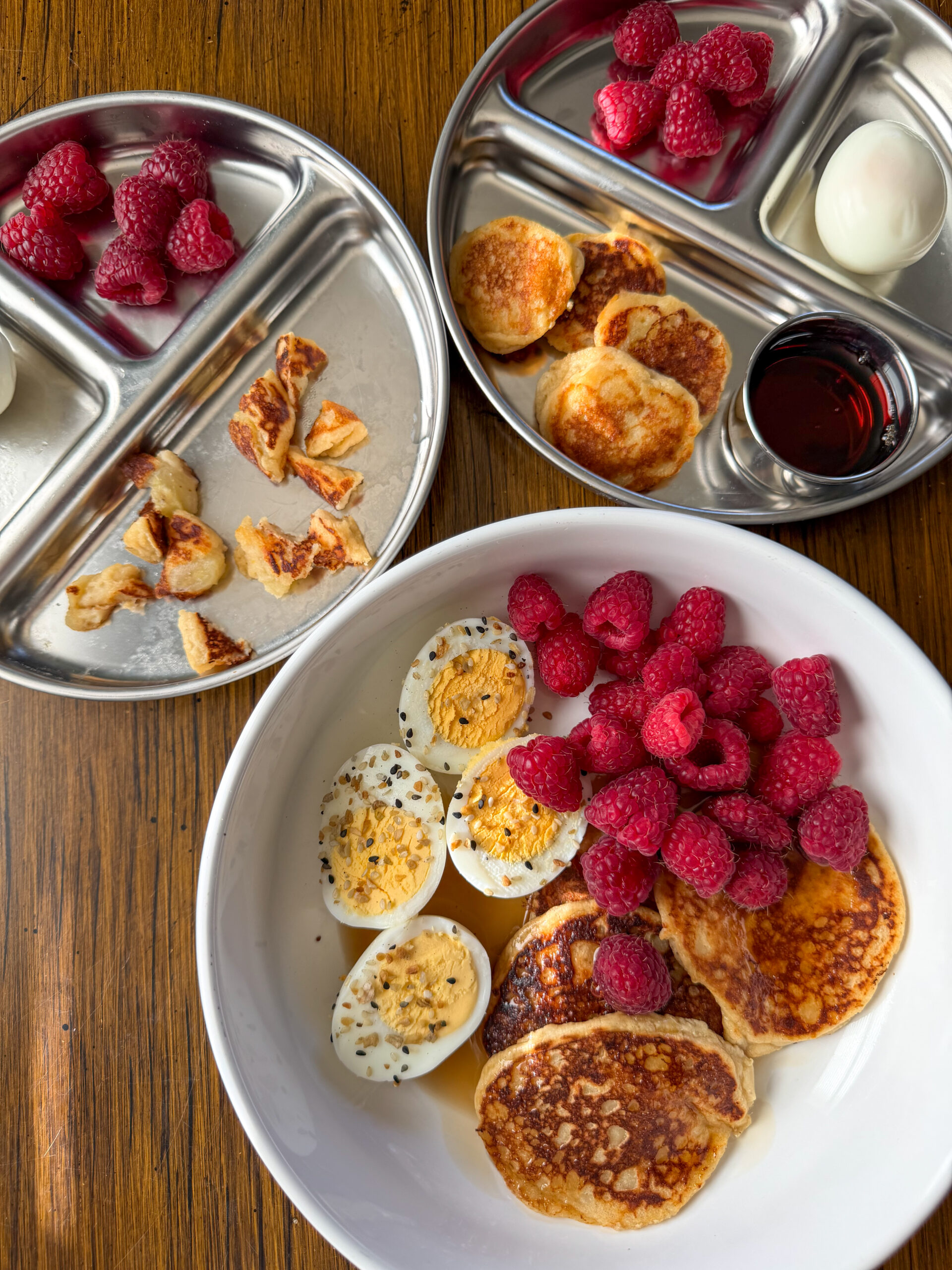 Cottage Cheese Protein Pancakes (3 simple ingredients, no egg) for toddlers and babies