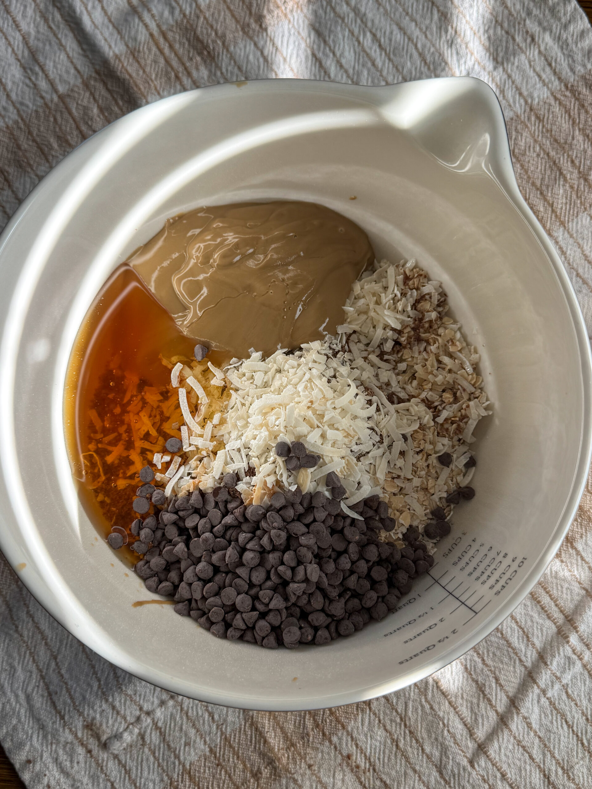 ingredients for copycat heavenly hunks recipe in a bowl