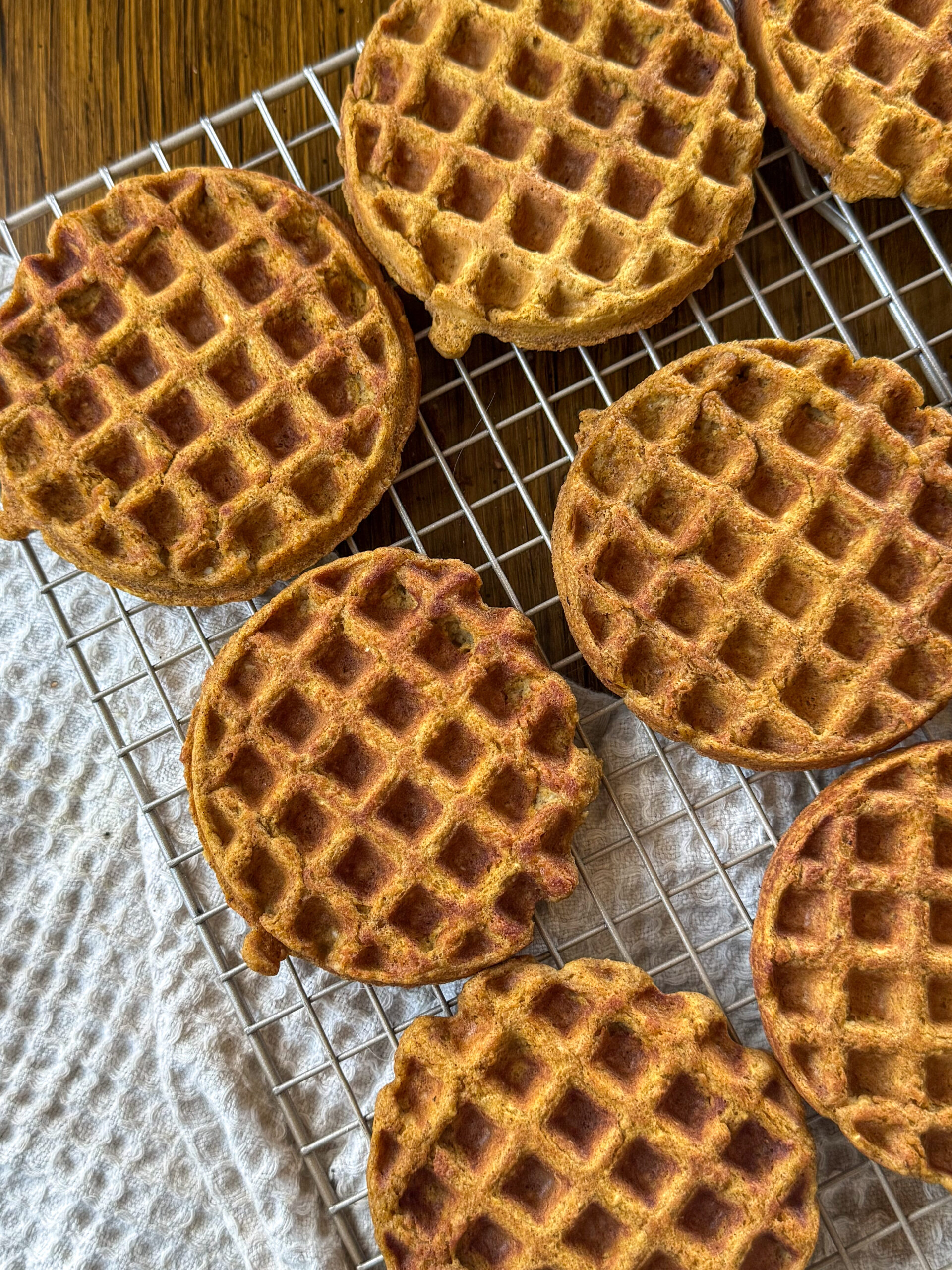 chickpea pumpkin waffles