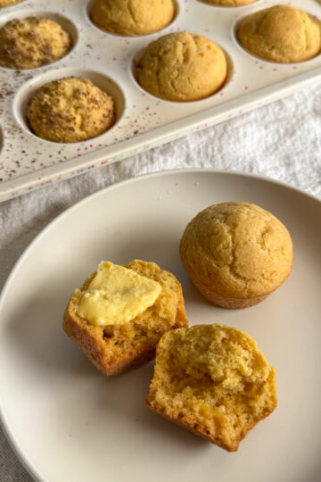 greek yogurt cornbread muffins for toddlers
