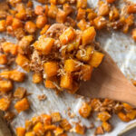 Coconut Roasted Butternut Squash Cubes (easy, 4-ingredient side)