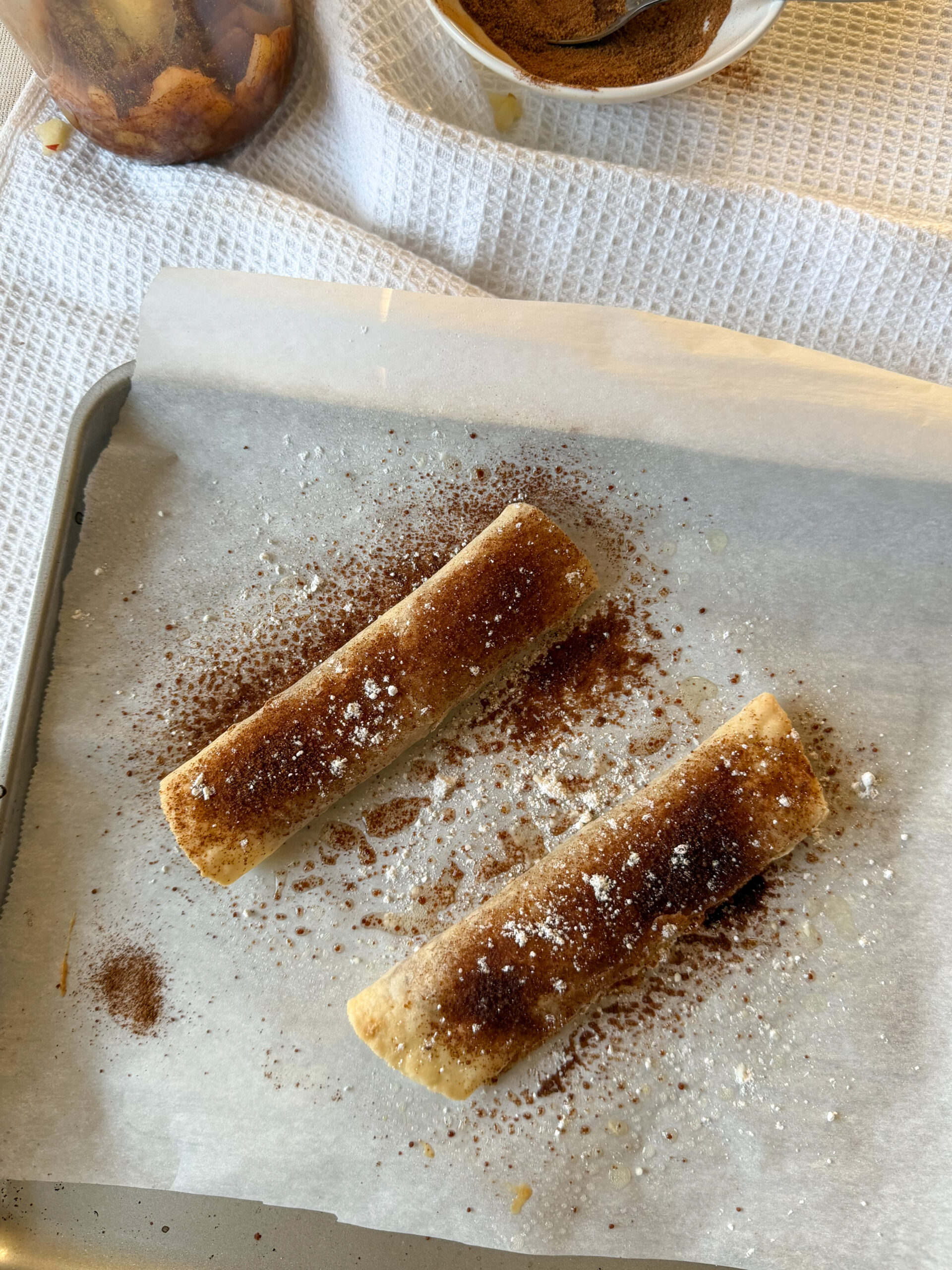 easy apple pie tortilla roll ups ready to eat by toddler