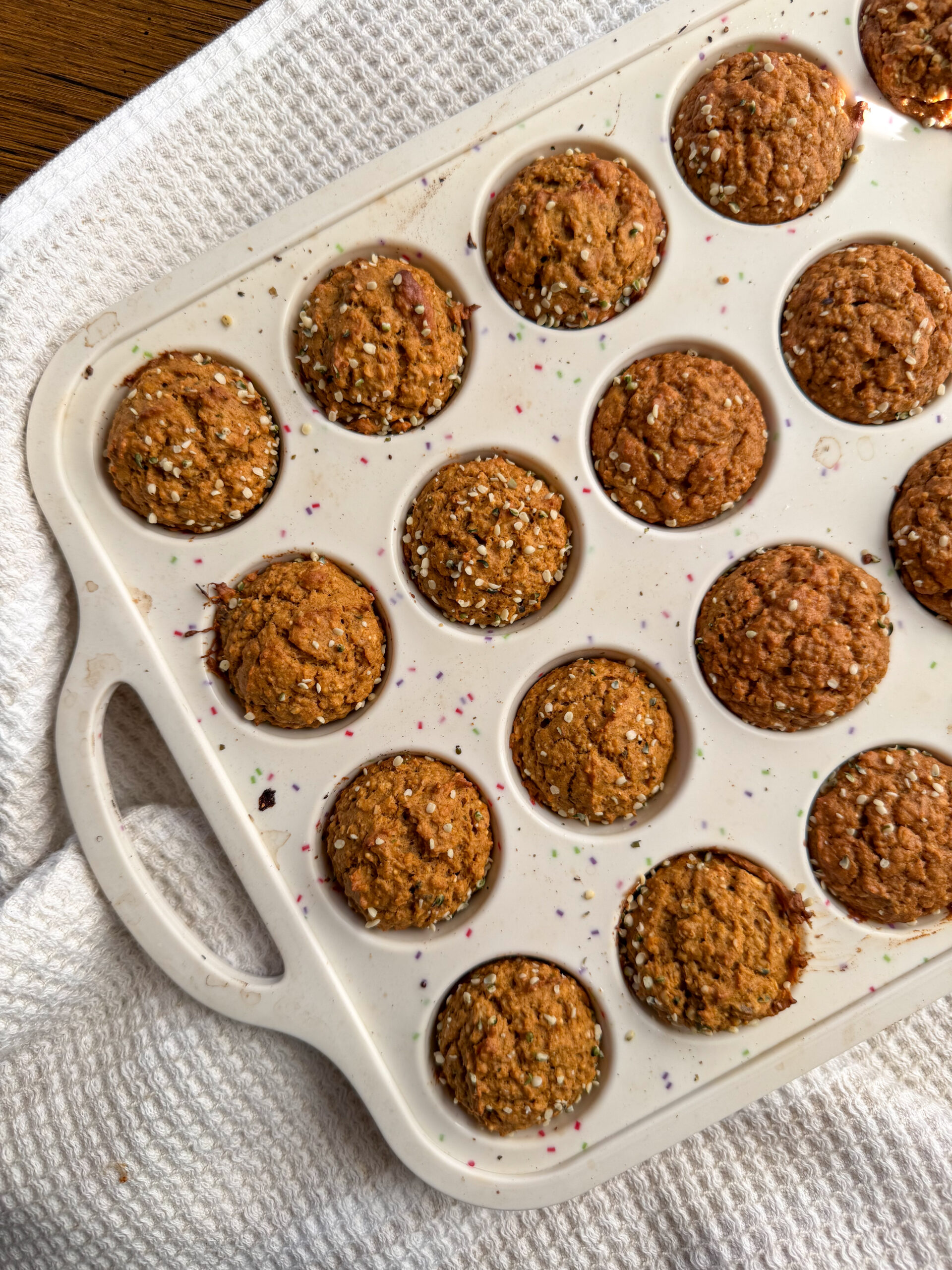 sweet potato gingerbread muffins for babies and toddlers
