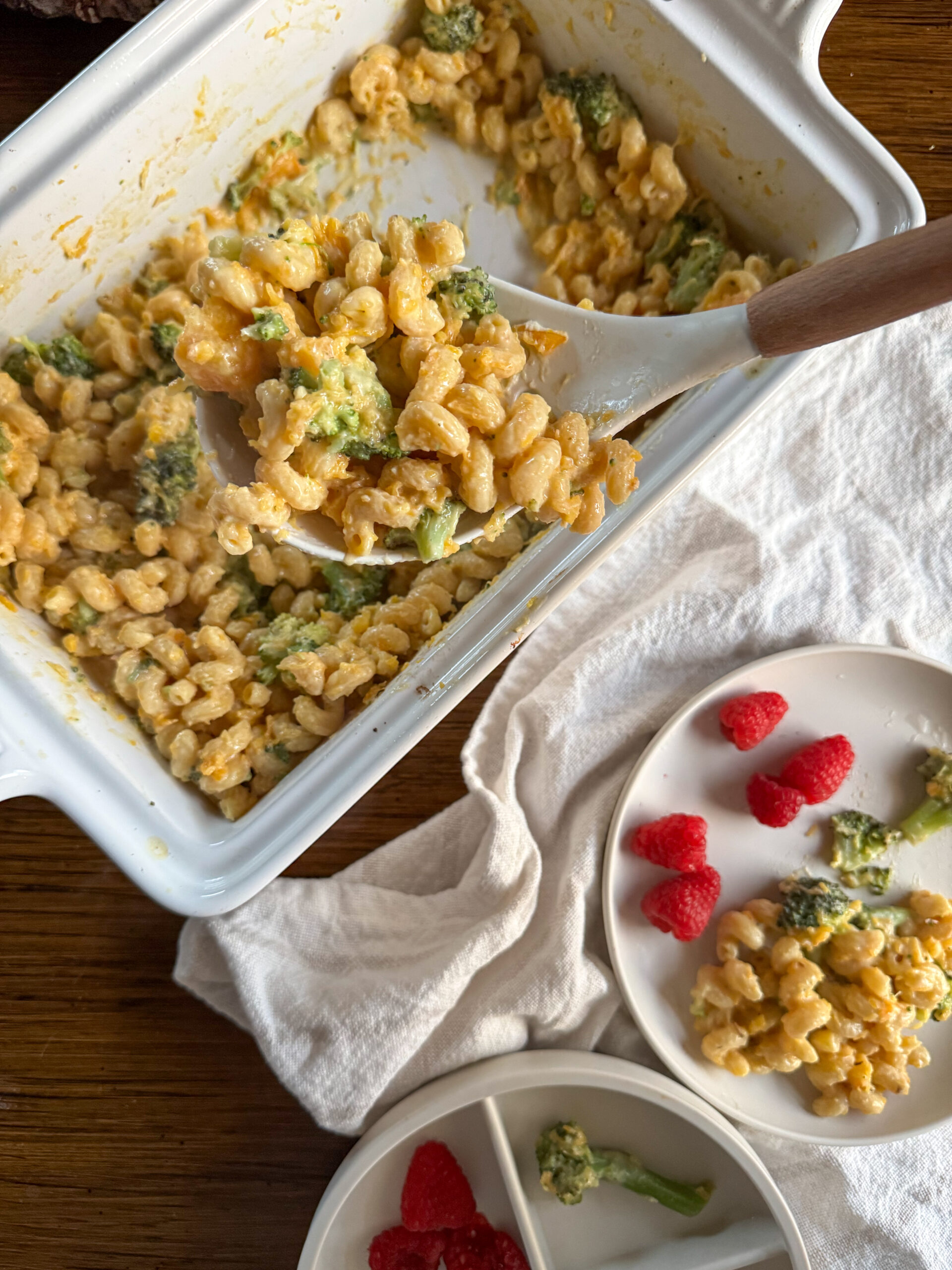 Easy Butternut Squash Boursin Pasta with Broccoli and chickpea pasta noodles
