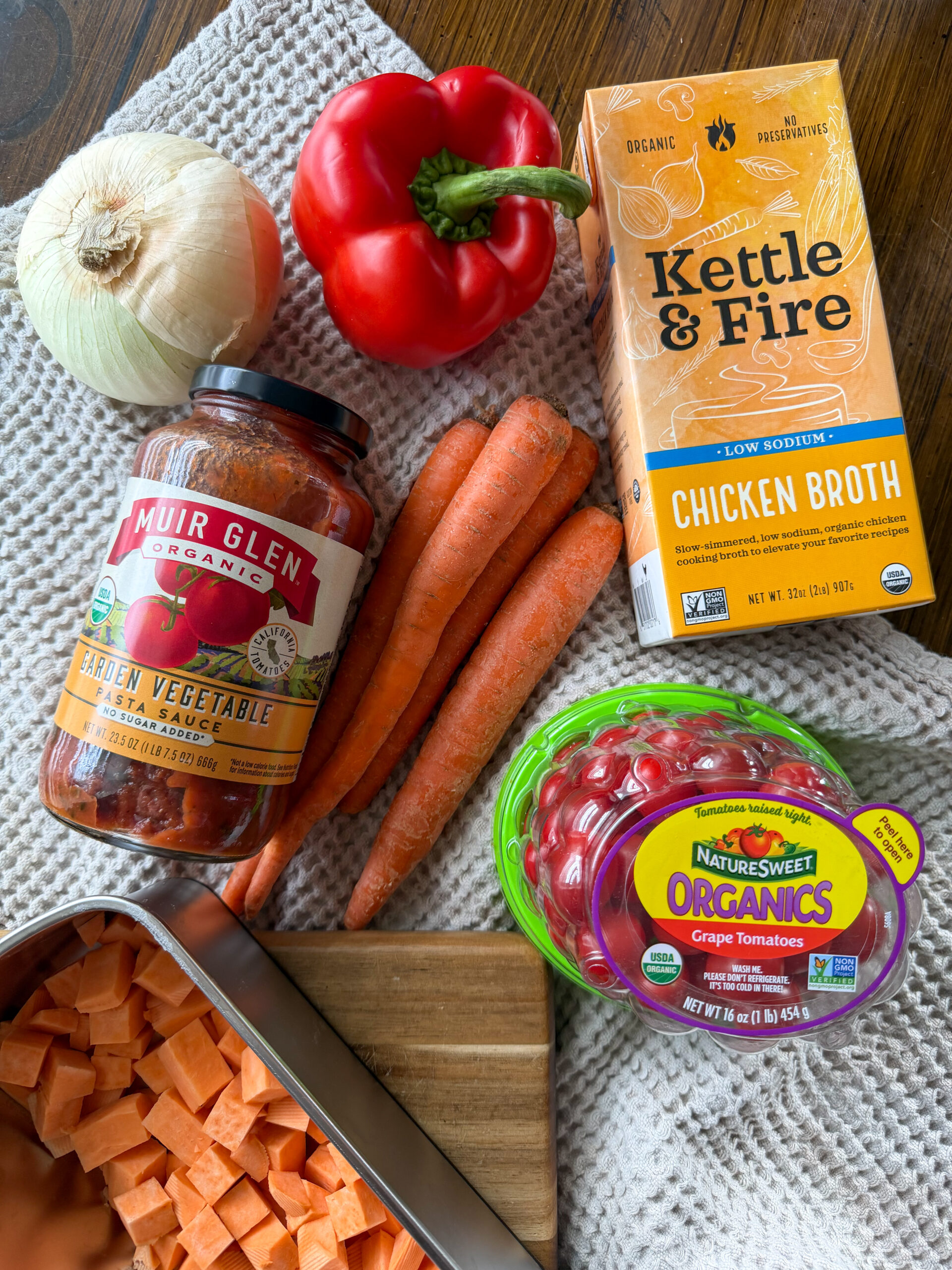 ingredients needed for the marinara pasta sauce