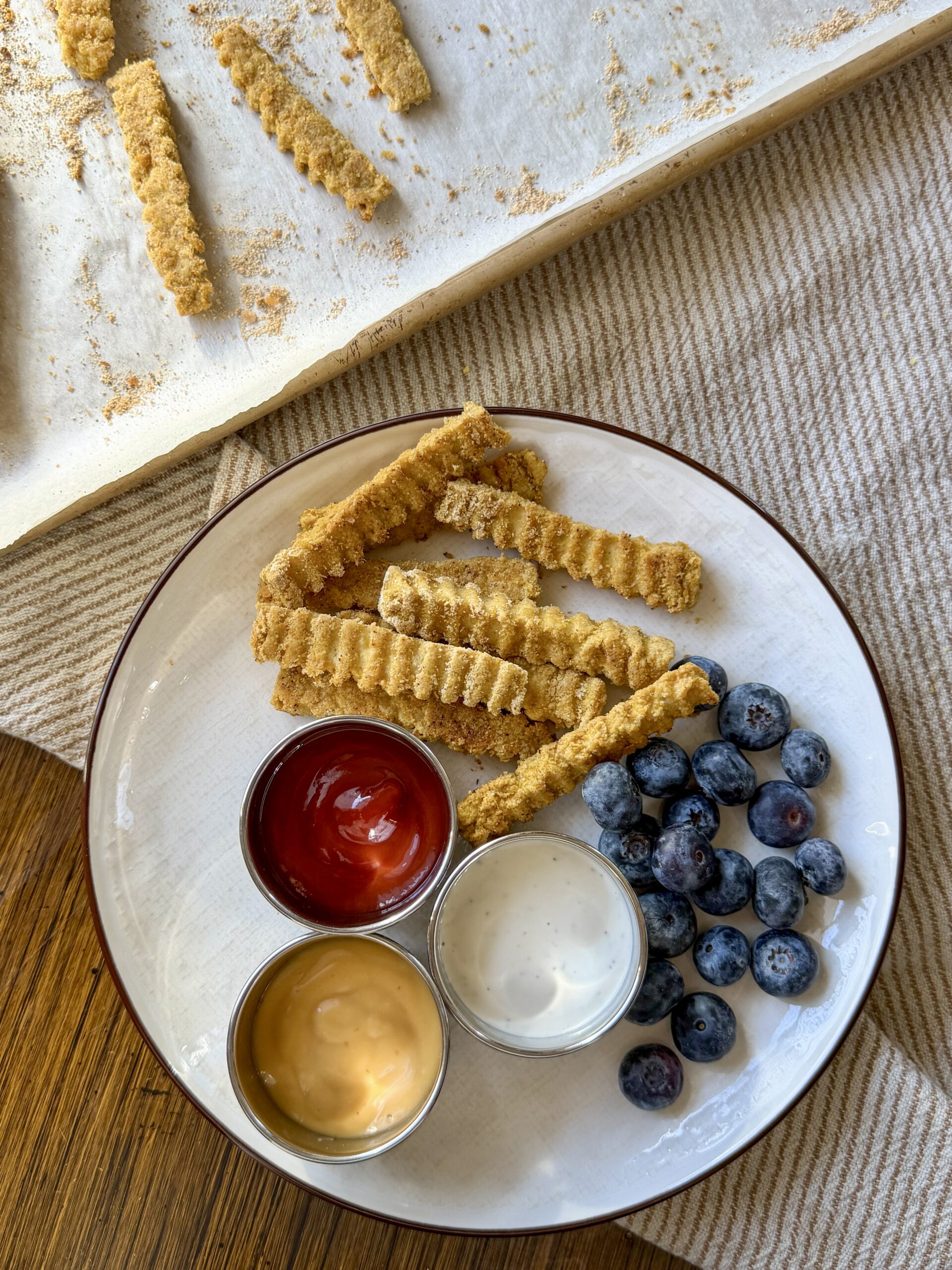 Easy Baked Tofu Fries for Toddlers (egg-free + crispy!)