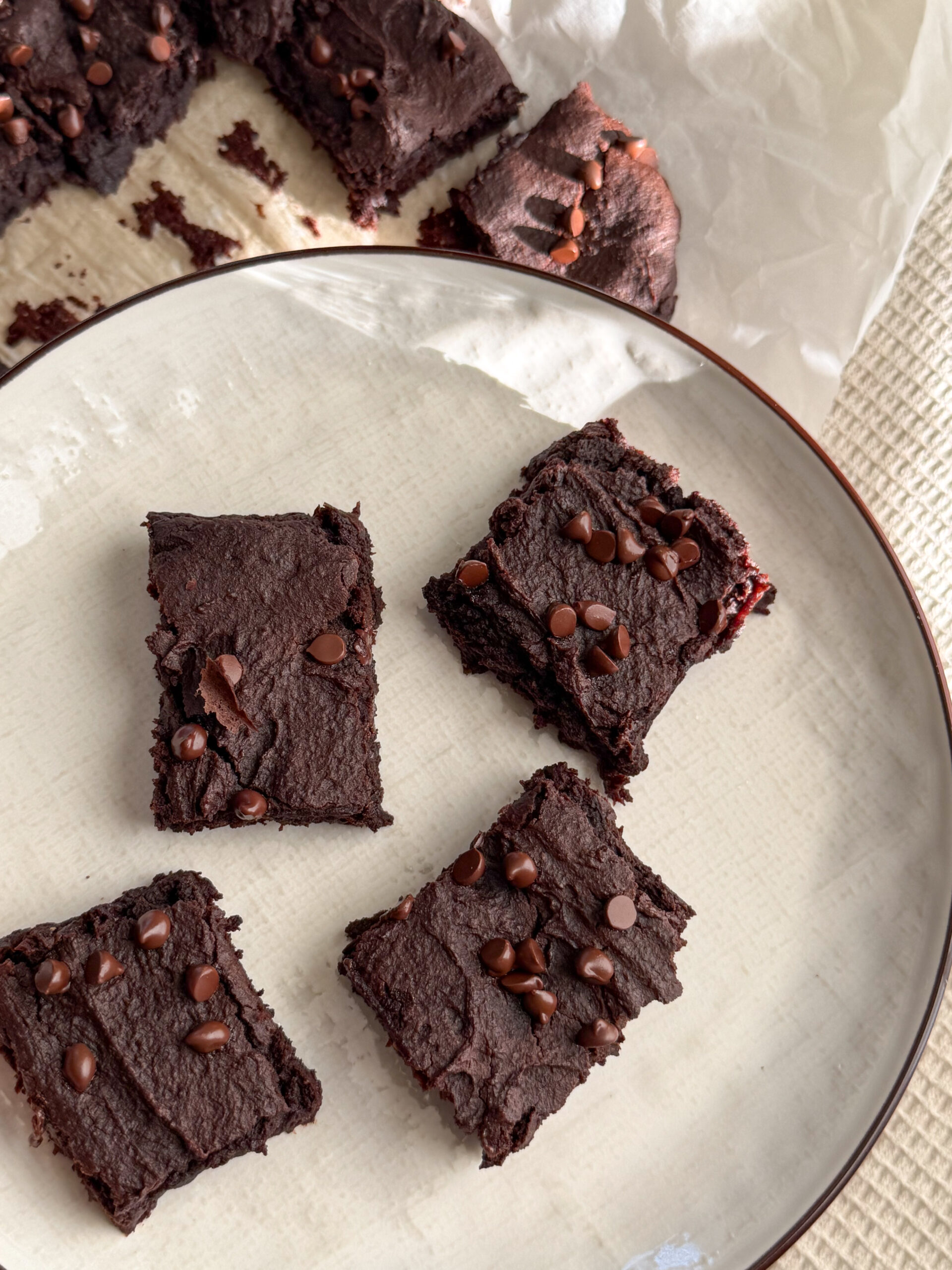 egg free black bean brownies for kids