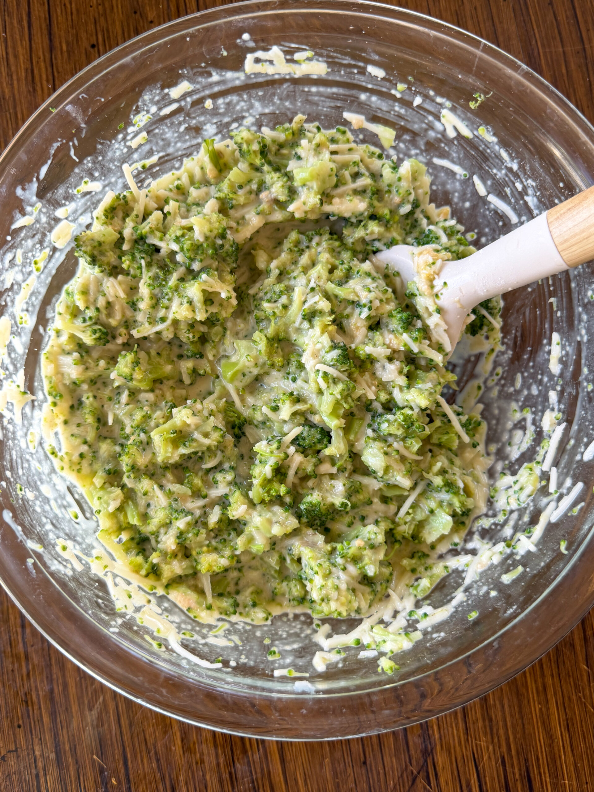 stirring ingredients together