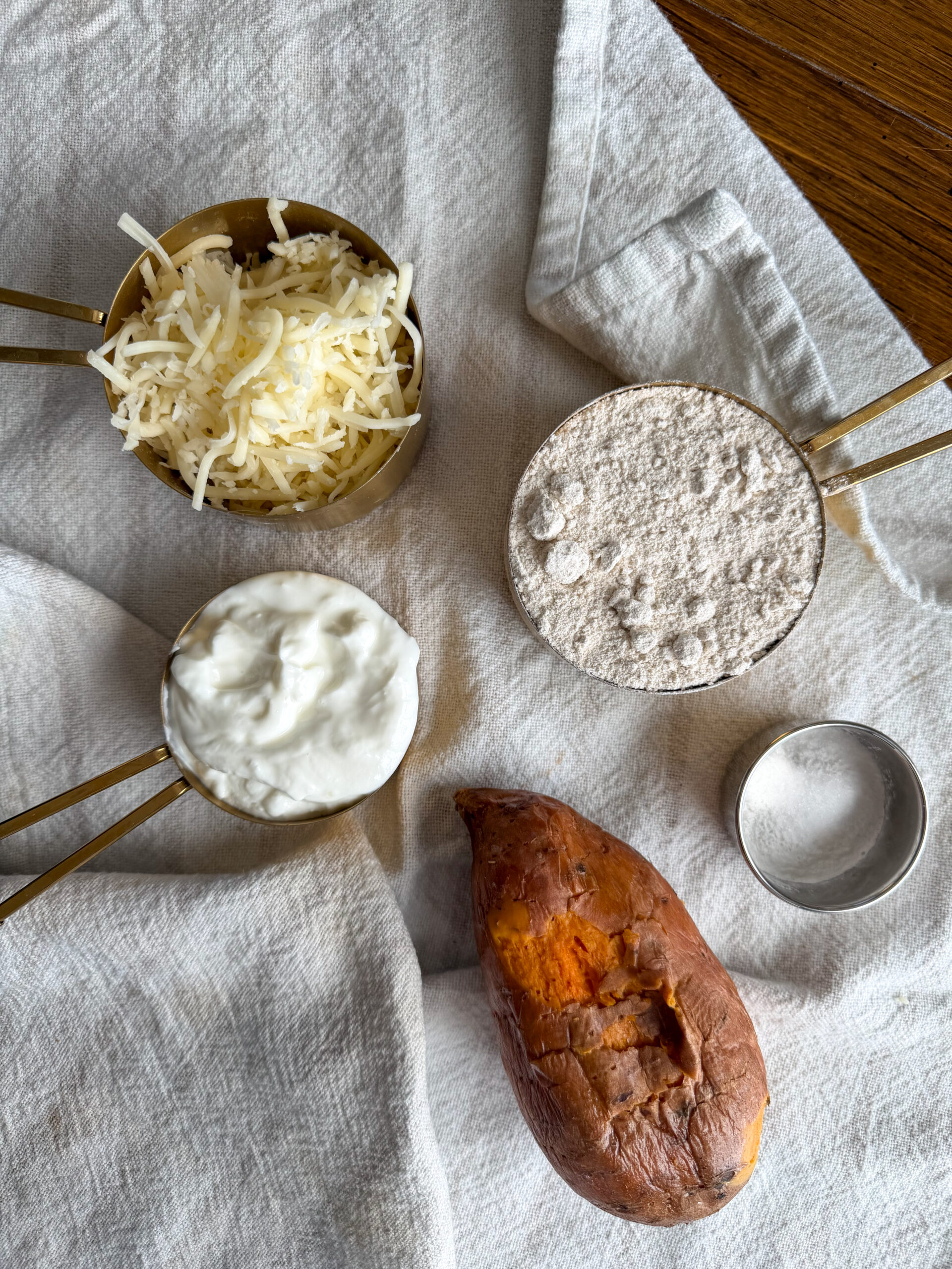 ingredients sweet potato biscuits for toddlers