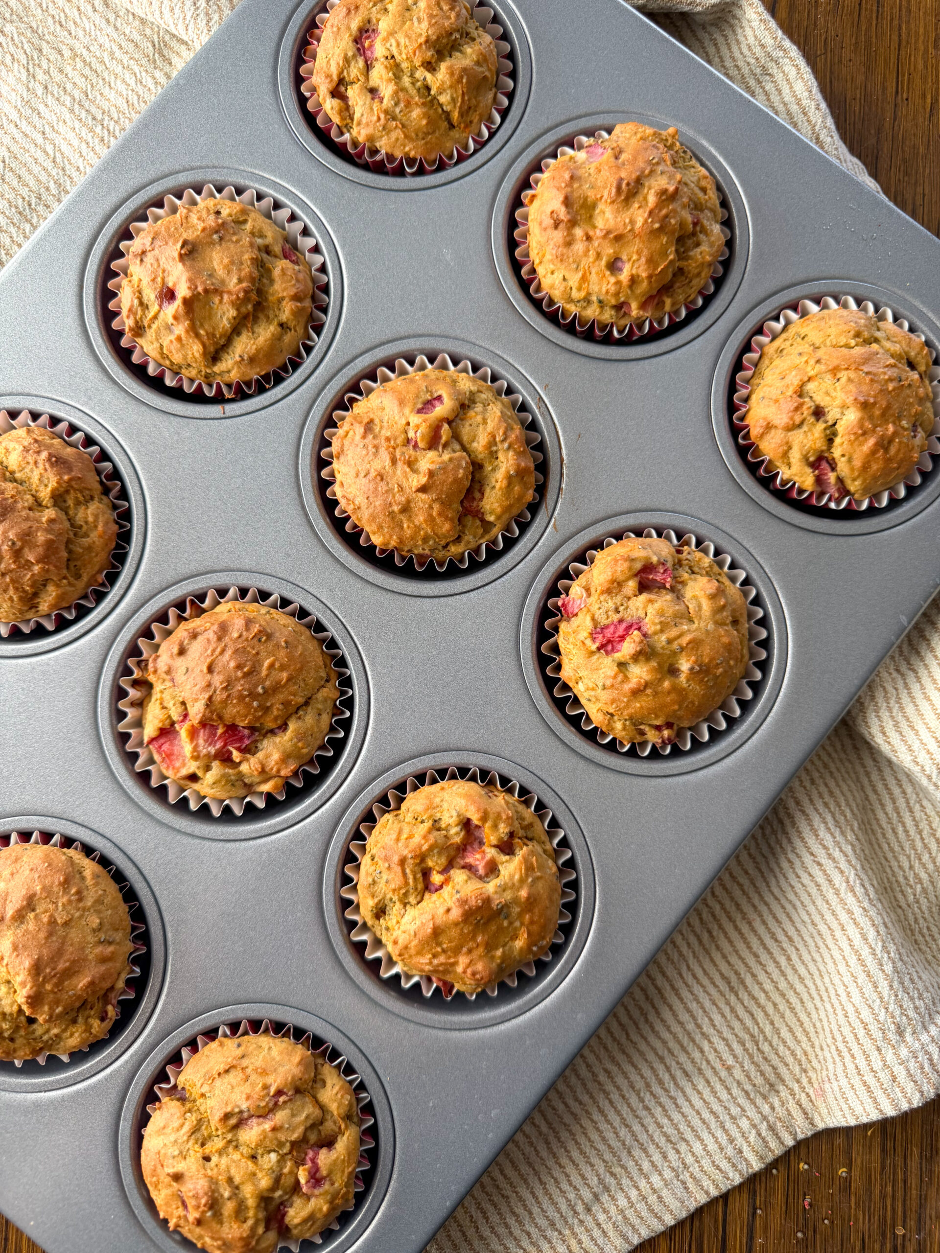Easy Strawberry Carrot Muffins for toddlers (one-bowl, toddler-friendly)