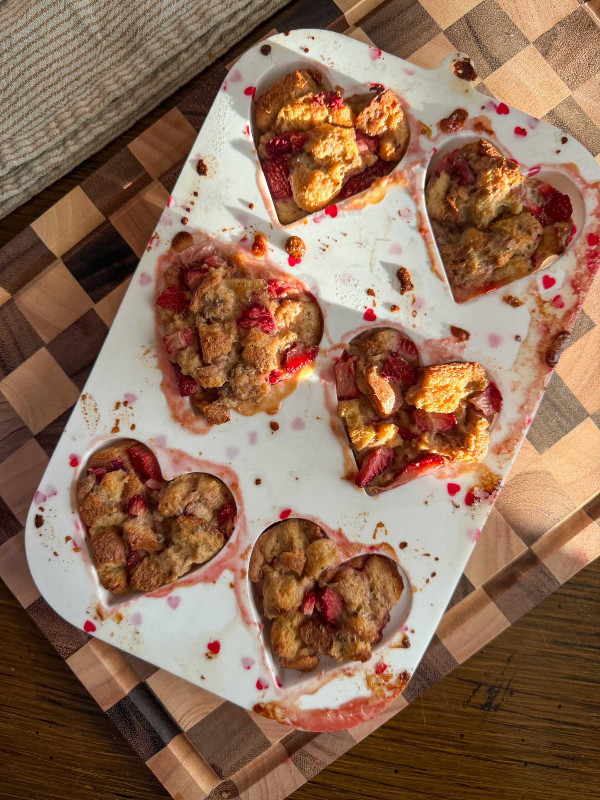 strawberry french toast cups for toddlers, valentine's day breakfast