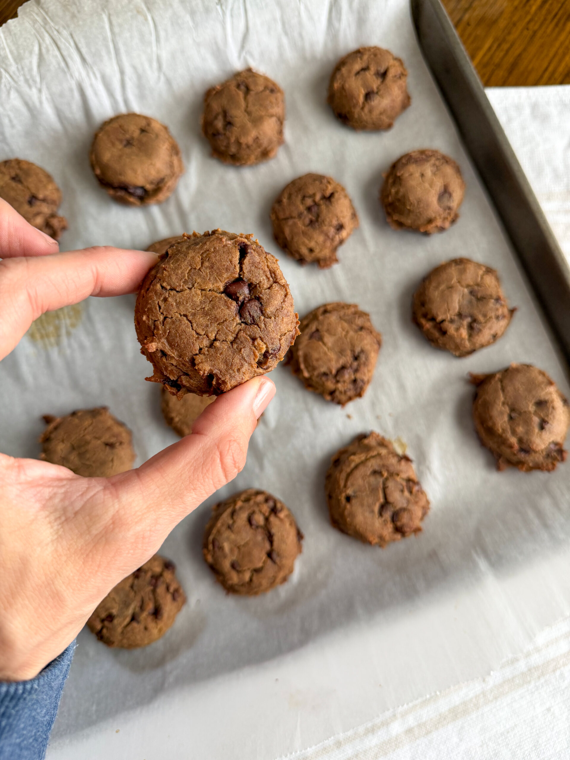 Chickpea Cookies for Toddlers (high fiber, no added sugar!)