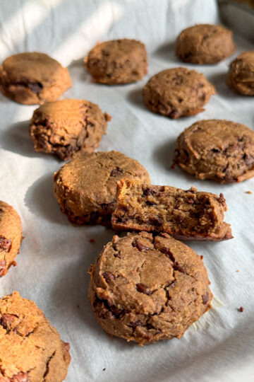 Chickpea Cookies for Toddlers (high fiber, no added sugar!)