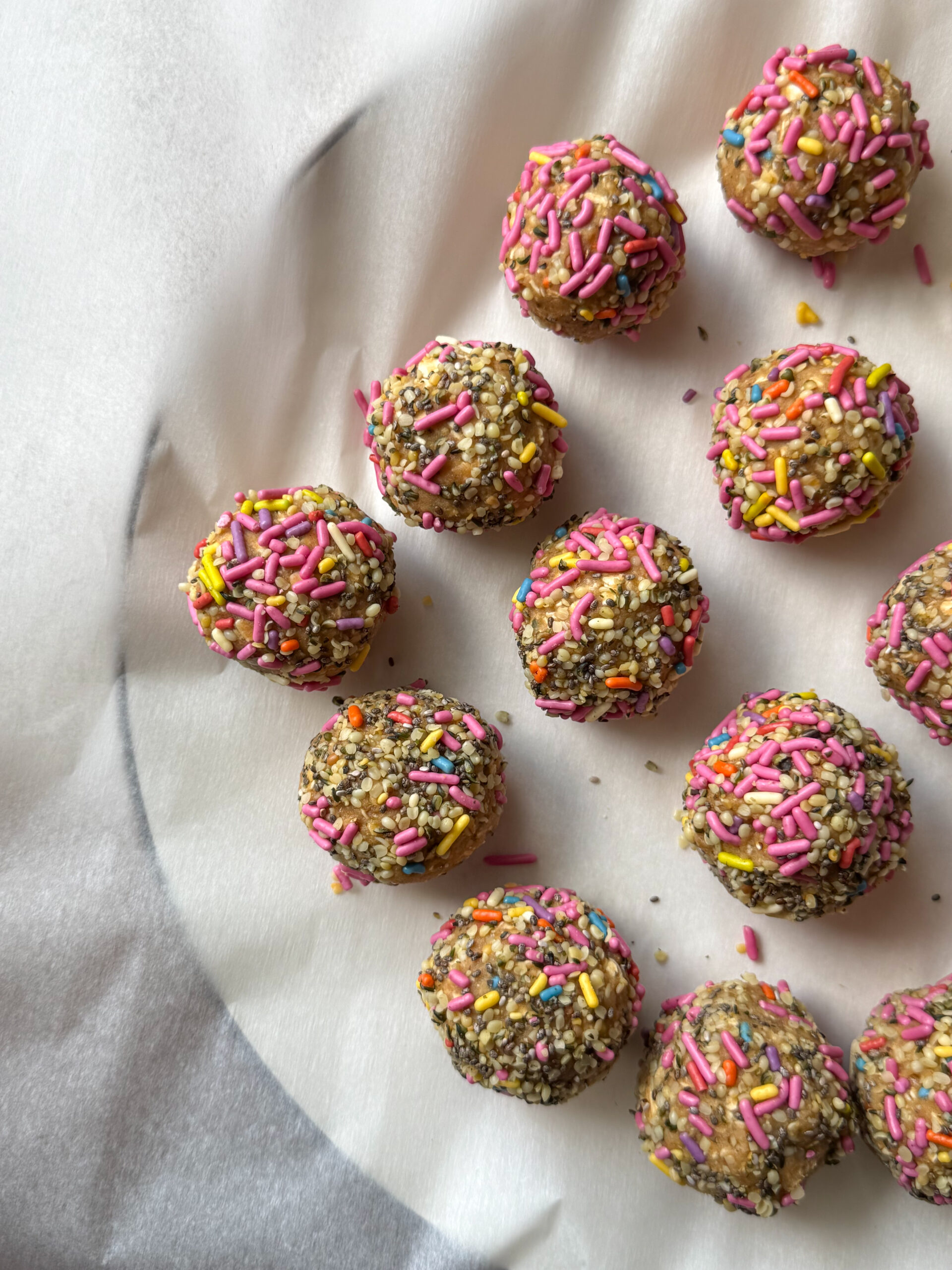 Chickpea Energy Bites (sugar cookie flavor, healthy toddler snack)