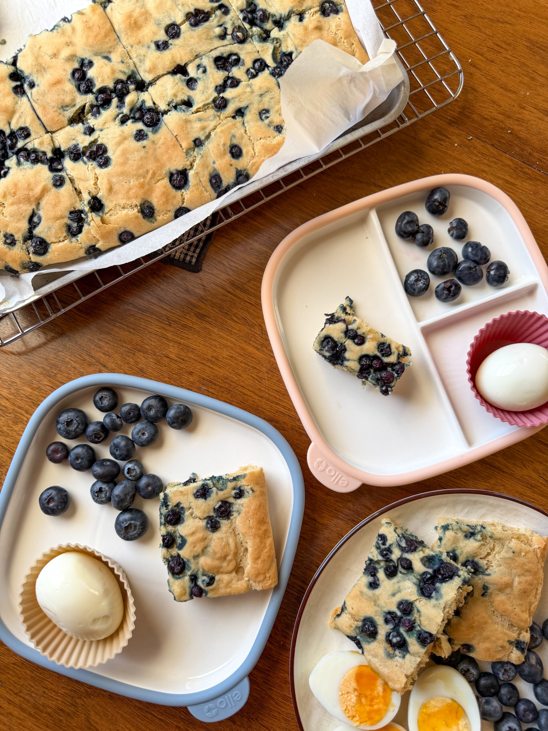 Easy Sheet Pan Protein Pancakes (with Greek yogurt) for toddlers and kids