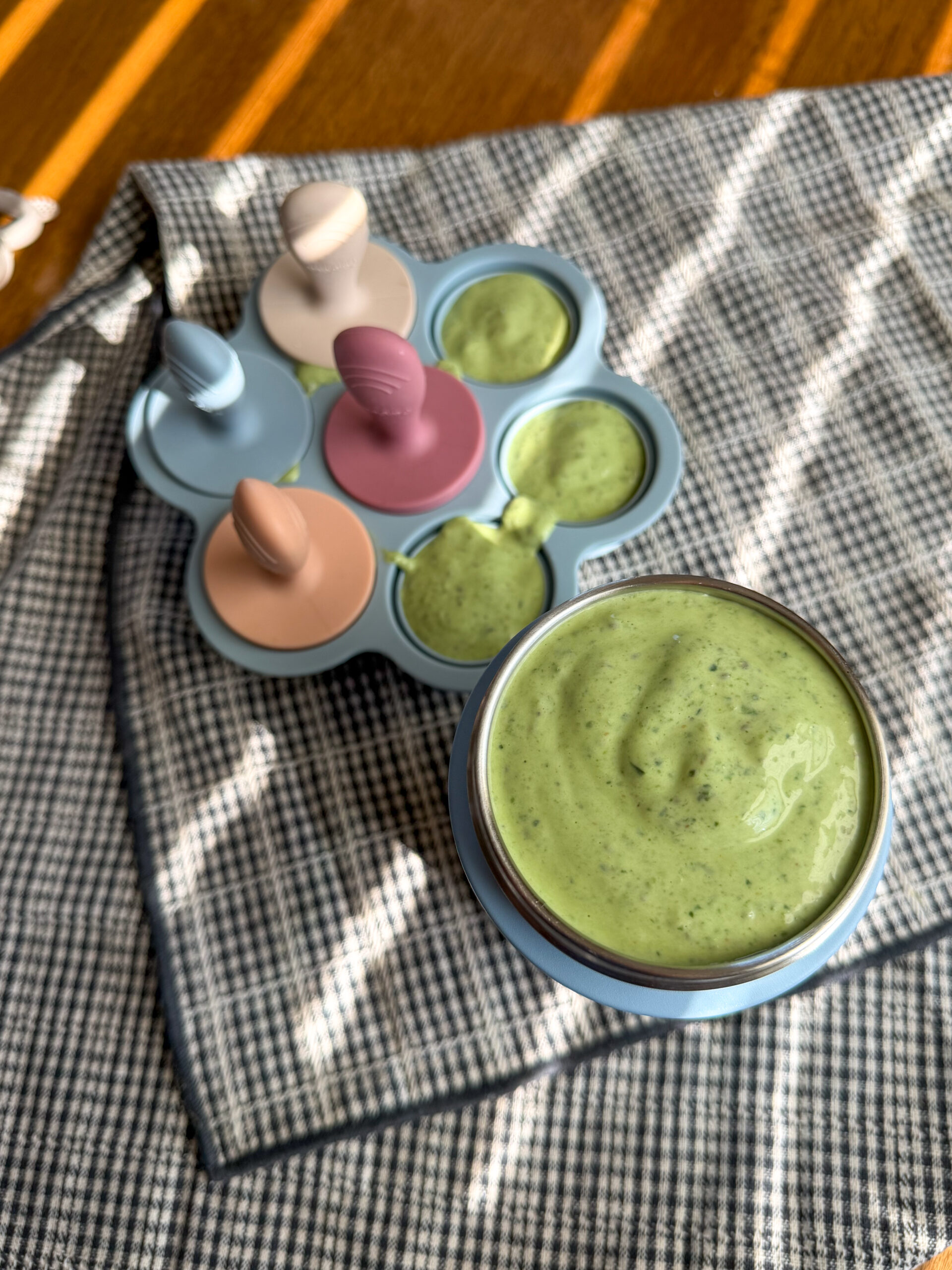 Spinach Yogurt Smoothie (simple ingredients, no added sugar)