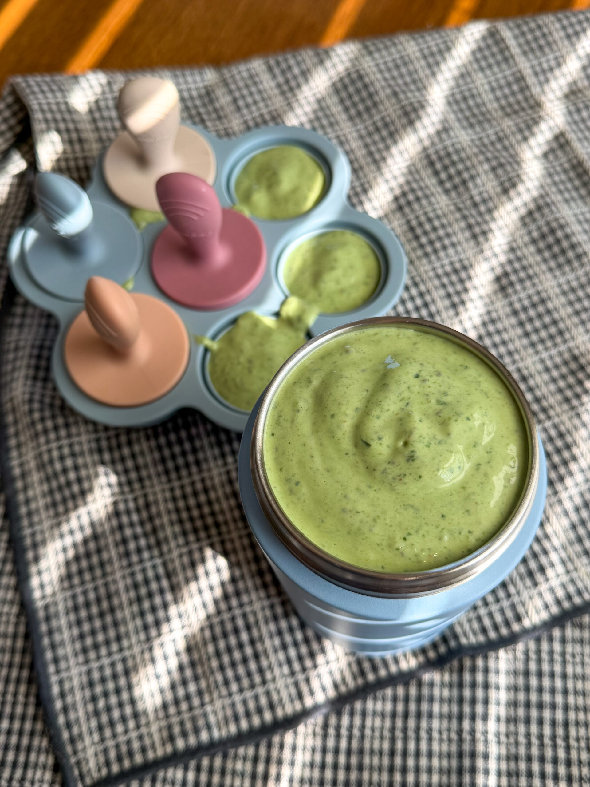 Spinach Yogurt Smoothie (simple ingredients, no added sugar)