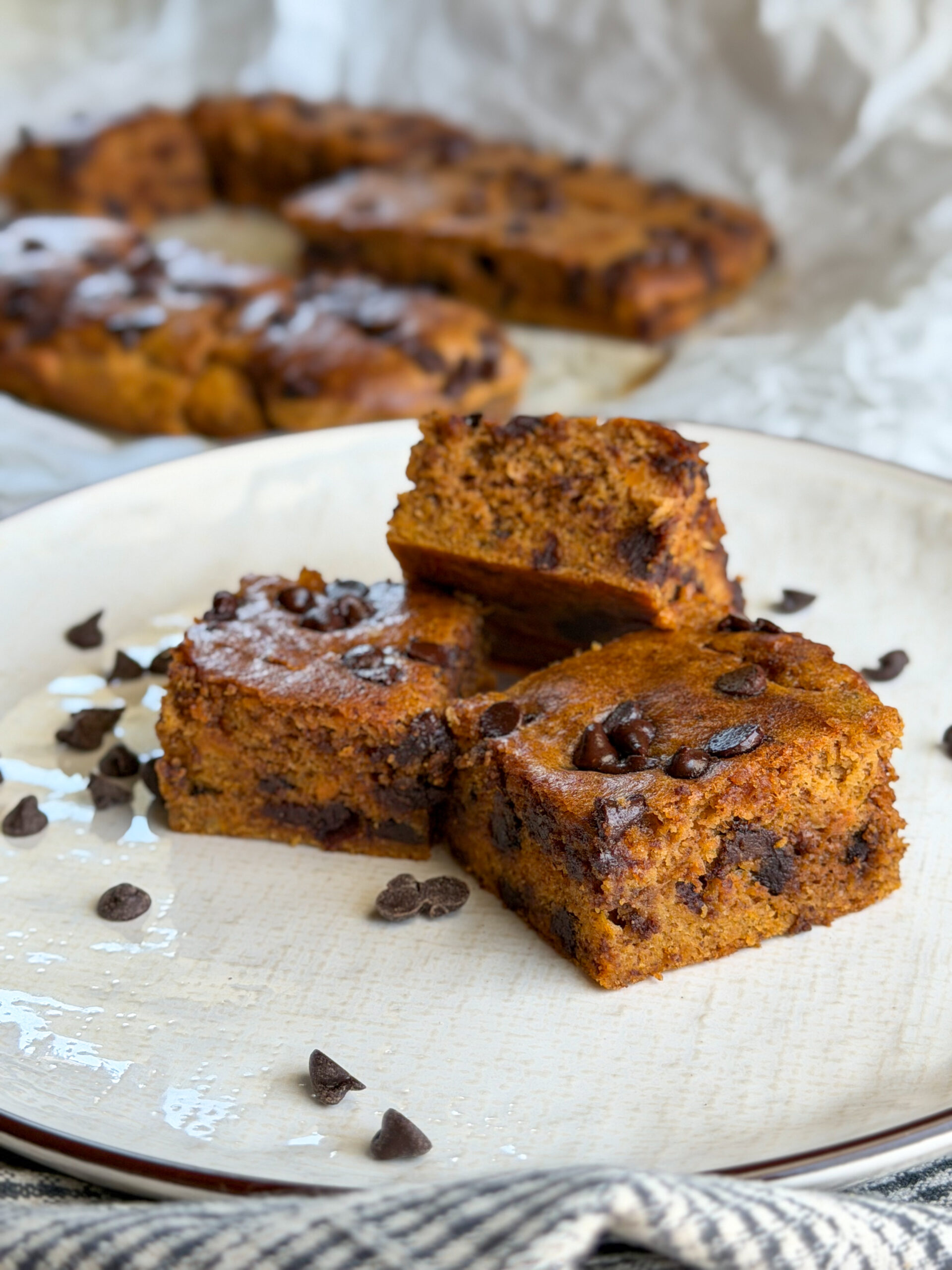 Healthy Sweet Potato Blondies (no flour, easy, toddler-friendly)