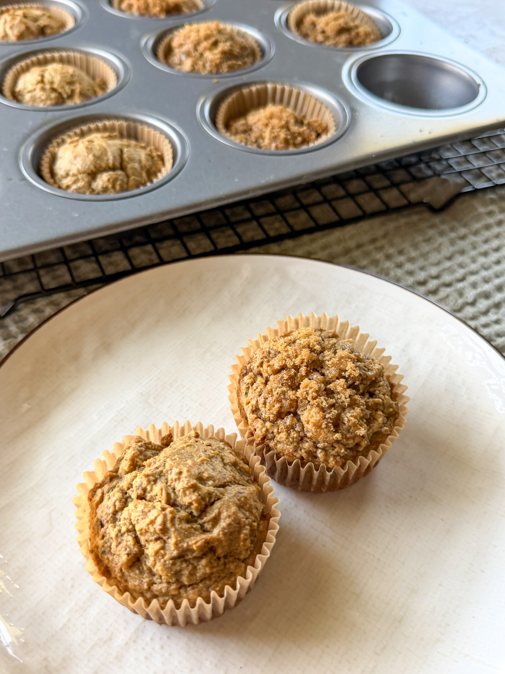 Applesauce Muffins for Toddlers (healthy + easy, no added sugar)